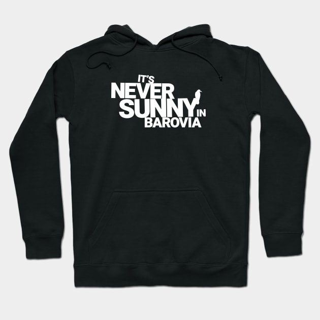 It's Never Sunny In Barovia White Hoodie by DnlDesigns